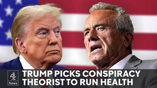 Trump appoints vaccine sceptic RFK Jr as health secretary [upl. by Keyte748]