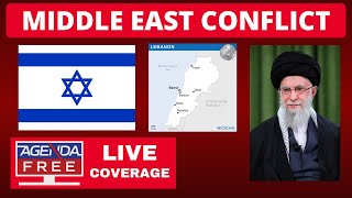 Israel Iran Hezbollah amp Gaza Fighting  LIVE Breaking News War Coverage Beirut Lebanon Updates [upl. by Akinimod]