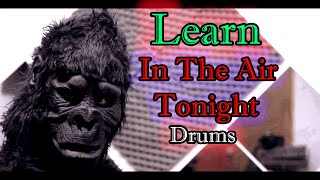 Phil Collins In The Air Tonight Drum Tutorial Lesson [upl. by Trust51]