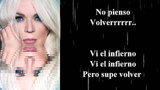 NO PIENSO VOLVER  EDNITA NAZARIO LETRA OFICIAL [upl. by Urian]