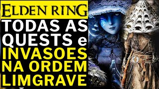 ELDEN RING  TODAS As QUESTS LIMGRAVE Na ORDEM  GUIA ULTIMATE [upl. by Odnesor]