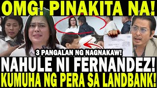 OMG PINAKITA NA NAHULE NI FERNANDEZ 3 PANGALAN NG NAGNAKAW KUMUHA NG PERA SA LANDBANK [upl. by Hafirahs]