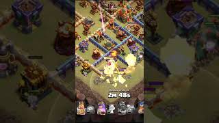 COC TH 16 WAR ATTACK clashofclans coc shortvideo shorts [upl. by Malinda574]