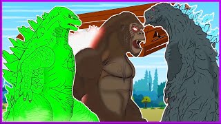 SUPER Danger VIRUS Godzilla VS ALPHA KING KongZilla VS GODZILLA 2014 EARTH Coffin Dance Cover [upl. by Anoek]