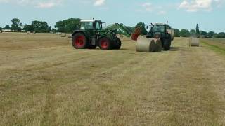 Heuballen laden mit FendtPower Sound [upl. by Euhc991]