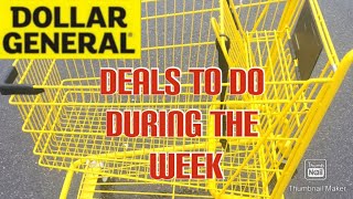 DOLLAR GENERAL HAUL DEALS YOU CAN DO DURING THE WEEK NOVEMBER 2024 [upl. by Dhiman626]