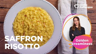 SAFFRON RISOTTO  GOLDEN and CREAMY✨😍💛 [upl. by Ahtreb43]