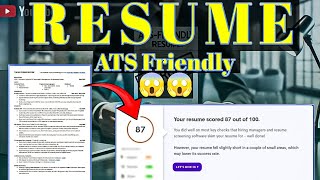 How to Make an ATS Friendly Resume  Resume that beats the Applicant Tracking System  Techy Tapas [upl. by Soloman]