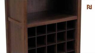 Winsome Wine Cabinet with Drawer and Glass Rack 94441 [upl. by Howie]