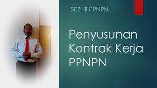 Penyusunan Kontrak Kerja PPNPN [upl. by Siron]