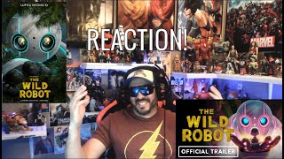 THE WILD ROBOT  Official Trailer  REACTION [upl. by Anade736]