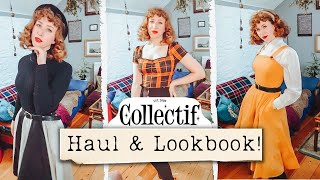 Collectif Haul  Try On New amp Thrifted  Repro Vintage Lookbook [upl. by Rabjohn]