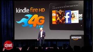 CNET News  Amazon unleashes Kindle Fire HD [upl. by Arit]