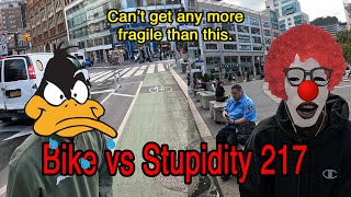 Bike vs Stupidity 217 🤡🦆 [upl. by Aylat456]