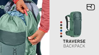 The new TRAVERSE backpack series for mountaineers  ORTOVOX [upl. by Eadrahc306]