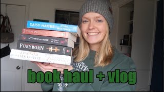 Barnes and Noble VLOG plus BOOK HAUL [upl. by Yemane617]