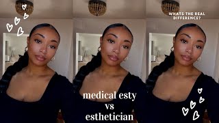 Medical Esthetician vs Esthetician [upl. by Asenaj510]