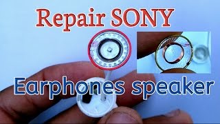 Sony earphones speaker Repair Sony MH410C [upl. by Landry372]