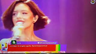 Piel Canela Angela Aguilar En Vivo Premios Juventud 2022 [upl. by Ydurt]