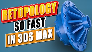 Topology Retopology So Fast In 3ds Max  N°282 [upl. by Toh]