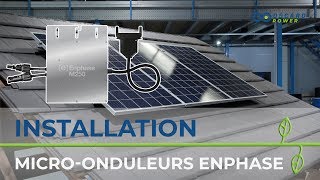 Installer des microonduleurs Enphase M250 [upl. by Ahsam763]