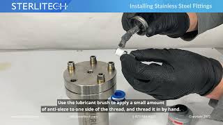 How to Install Stainless Steel Fittings [upl. by Nickerson839]