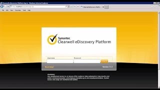 How to set up Clearwell for eDiscovery of Enterprise Vault [upl. by Paresh]