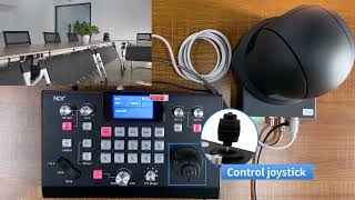 KATO VISION KT510C video Conference camera ptz 3D joystick controller [upl. by Anitserp]