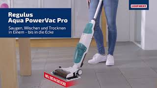 Leifheit AkkuSaugwischer Regulus Aqua PowerVac Pro 2022 [upl. by Dray873]