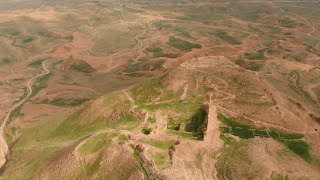 Khirbet elMird Hyrcania Herodion Aerial Views [upl. by Garratt]