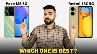 Poco M6 5G vs Redmi 13C 5G  Full Comparison  Should I buy Poco M6 5G 🤔 [upl. by Christos85]