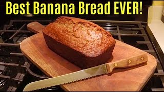 DELICIOUS BANANA BREAD RECIPE Jonny DIY [upl. by Gregorius]