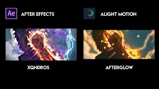 alight motion vs after effects  rm xqndros  naruto edit [upl. by Luciana]