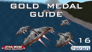 Star Wars Rogue Squadron  Gold Medals  16  The Battle of Calamari  N64PC [upl. by Lili]