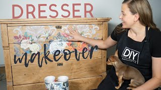 Prep Sealer and Transfer Tips  Wood Dresser Makeover Part 1 [upl. by Eedia]