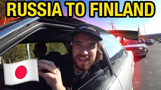 Russian JDM Car Journey to Finland 🇷🇺 [upl. by Annaitat861]