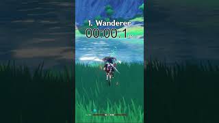 FLYING TEST Arlecchino VS Wanderer 🦤🚀 shorts genshinimpact genshinguide [upl. by Ika511]