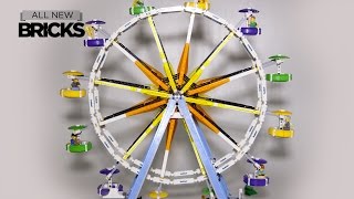 Lego Creator 10247 Ferris Wheel with Power Functions Speed Build [upl. by Latouche153]