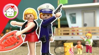 Playmobil Film deutsch  Diebe am Strand  Baywatch Geschichten für Kinder  Familie Hauser [upl. by Hiroko]