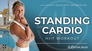 10 Minute Low Impact Cardio Workout With Weights  No Jumping [upl. by Yrruc219]