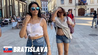 🇸🇰 Bratislava 2024 SLOVAKIA  Old Town Walking Tour4k UHD 60fps [upl. by Bernarr]