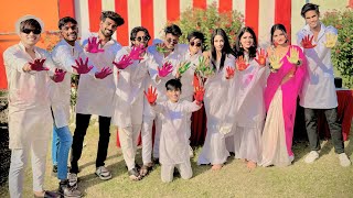 Happy Holi 😍 Holi Vlog 😂Comment mein btana mujhe Vlog banane Chahiye Ap logo ki Holi kesi mani 🙈 [upl. by Yevrah]