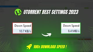 How to Speed Up uTorrent Downloads  2023   Increase torrent download speed torrent [upl. by Burg317]