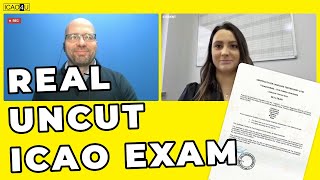 REAL UNCUT RECORDING OF ICAO EXAM  ENGLISH LANGUAGE PROFICIENCY TEST ICAO4U  certified icao exams [upl. by Idnir29]