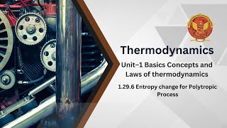 1296 Entropy Change for Polytropic Process  ME302 [upl. by Cosme]