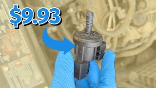 EVAP Purge Valve Replacement 20062010 Volkswagen B6 Passat  P0455 P0441 Check Engine Codes [upl. by Yahska]