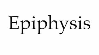 How to Pronounce Epiphysis [upl. by Neddra]