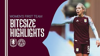 HIGHLIGHTS  Aston Villa Women v Leicester City Women [upl. by Harley173]