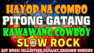 PITONG GATANGHAYOP NA COMBO💖BEST SLOW ROCK LOVE SONGS NONSTOP BY REY MUSIC PAPAJAY EMERSON BUDDY [upl. by Ainaj]