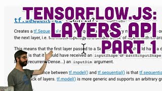 65 TensorFlowjs Layers API Part 1  Intelligence and Learning [upl. by Enak]